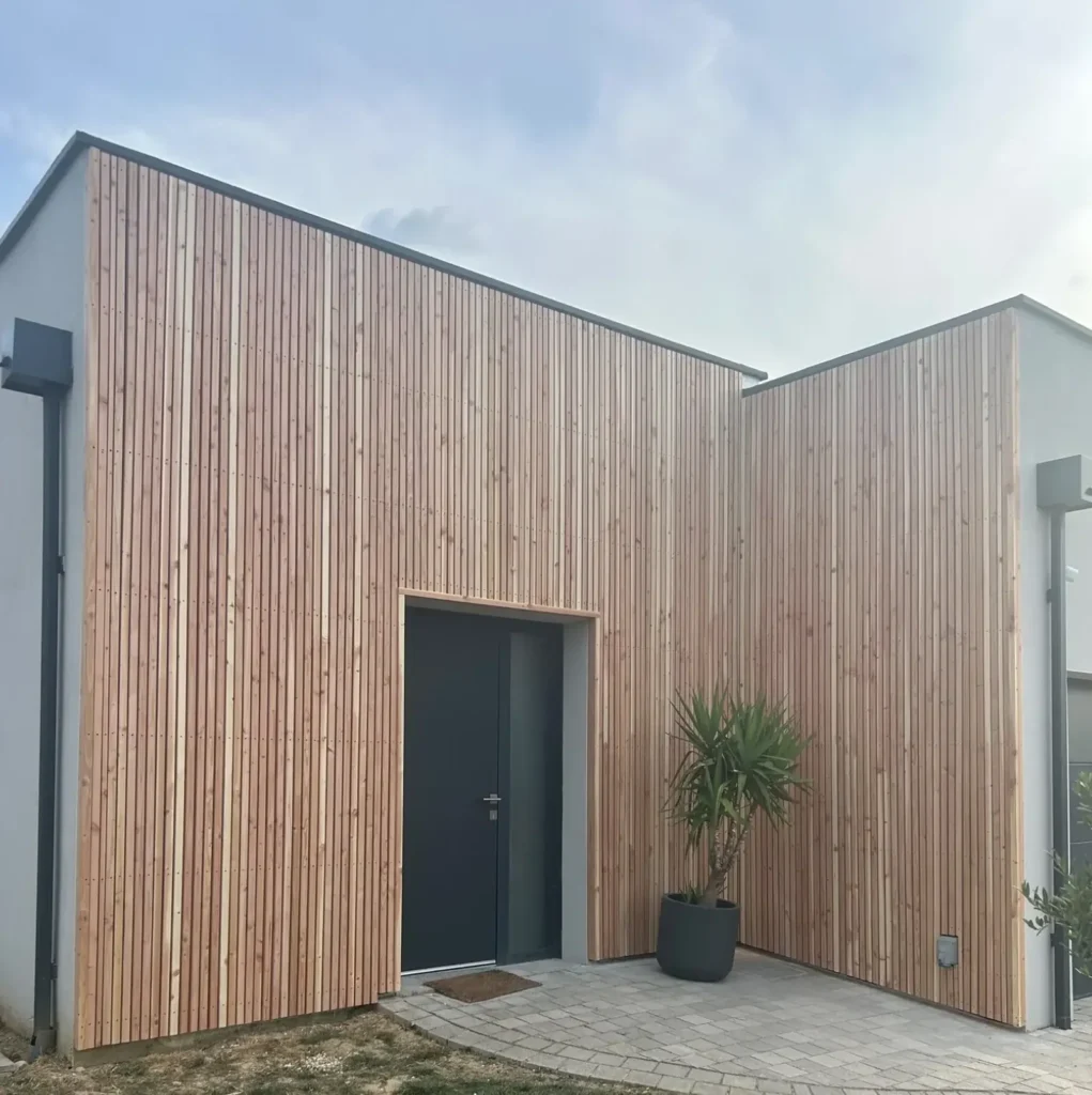 bardage bois – réalisation annexe